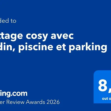 Dom wakacyjny Cosy Avec Jardin, Piscine Et Parking *